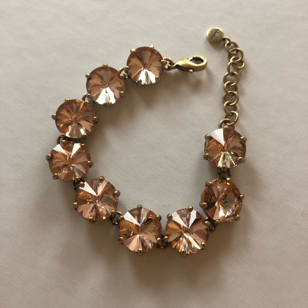 Baublebar Pink Crystal Statement Bracelet
